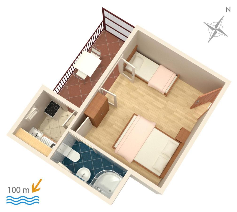 Apartments By The Sea Podaca, Makarska - 515 Экстерьер фото