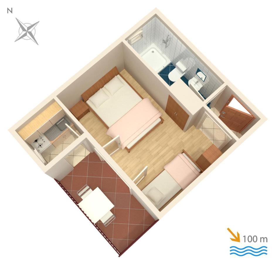 Apartments By The Sea Podaca, Makarska - 515 Экстерьер фото